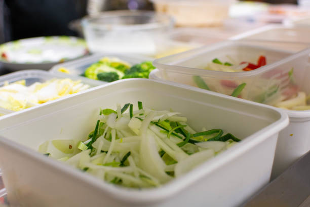istock Closeup of prepared vegetables 1201529628