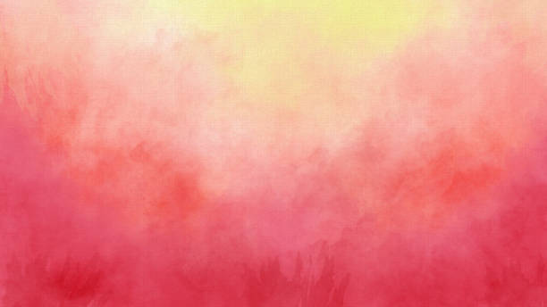 istock Watercolor Painting Background - Hand Painted Orange Artwork - Copy Space 1201530315