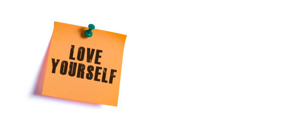 istock self motivating concept, love yourself message 1201536542