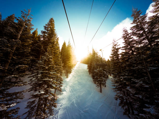Photo of a ski lift in Lake Tahoe