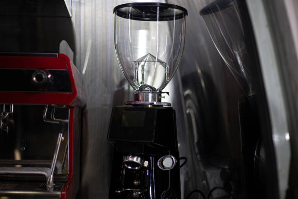 istock The coffee machine is integrated in the car. 1201553014