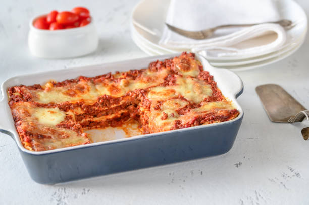 istock Dish of lasagne 1201554222