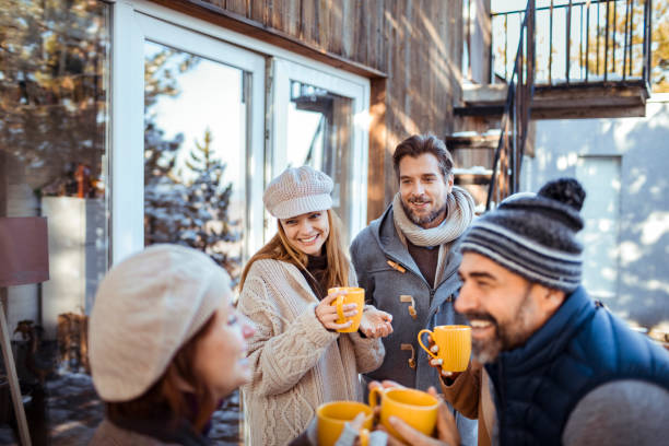 istock Friends Enjoying Mulled Wine 1201559825