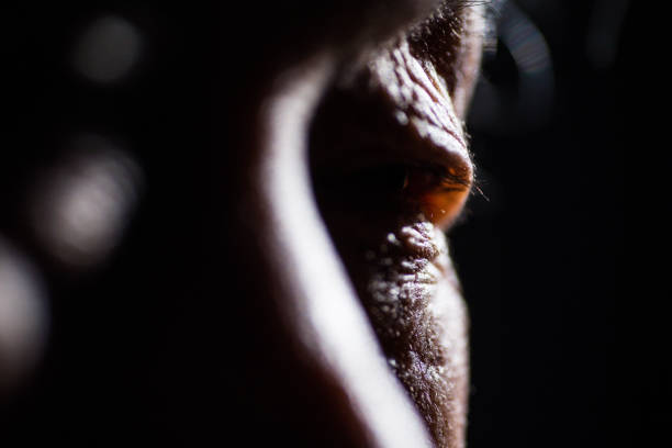 istock Close-up of a senior woman's eyes 1201569538
