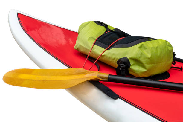 istock Bow and deck of expedition stand up paddleboard 1201578668