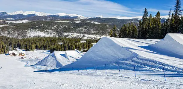 Photo of View of terrain park in Colorado ski resort