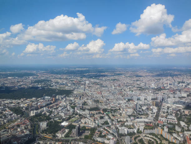 aerial view of Berlin