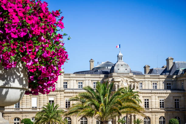 Luxembourg Palace and Gardens in Paris, France
