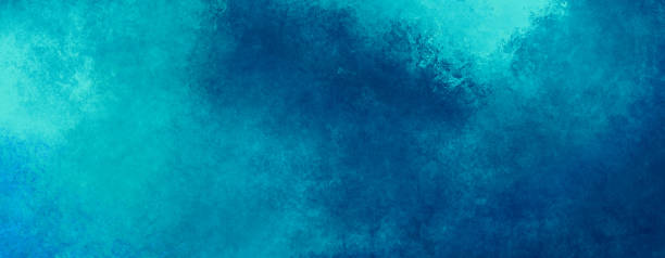 istock Abstract modern painting . Painted paper , canvas , wall . Textured background in blue tones. 1201607383