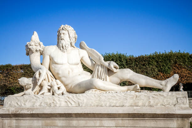 istock The Tiber statue in Tuileries Garden, Paris 1201608941