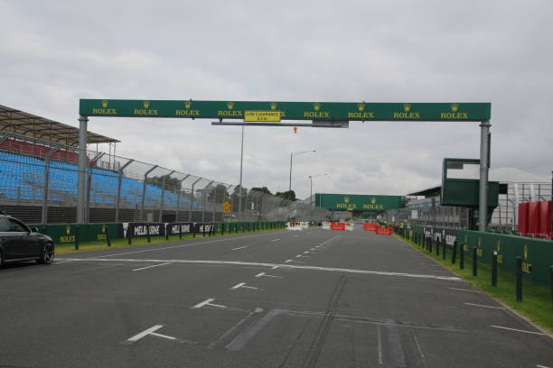 albert park melbourne - grand prix stock-fotos und bilder