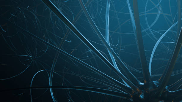 istock The neuron bond in the human brain is a micro-looking neuron on a blue abstract background 1201618790