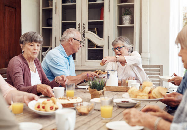 istock Food brings happiness 1201618824