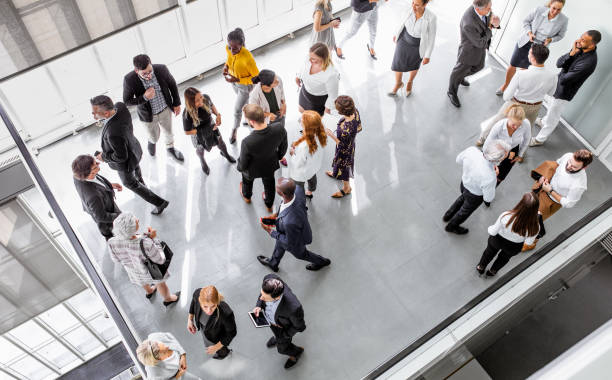 istock Business people at a conference event 1201622891