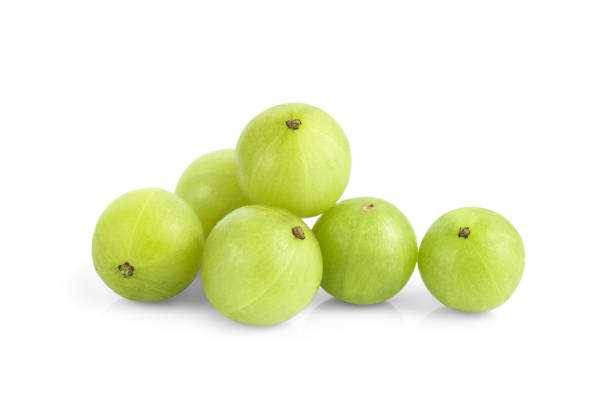 istock indian gooseberry with leaf isolated on white background 1201622908