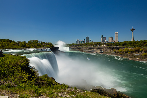 The view of the Niagara Falls