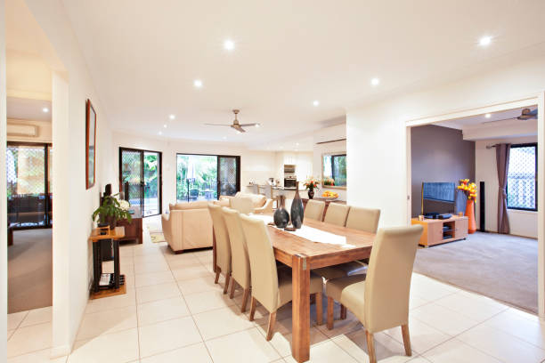 istock Living room near dining area 1201638836