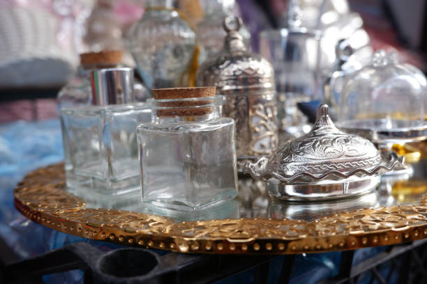 istock Small glass bottles made as gifts for special occasions 1201649676