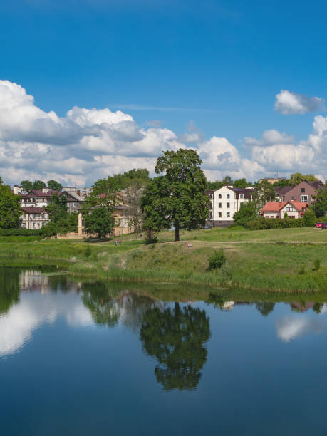 istock Rural life on the lake in the spring. 1201650649