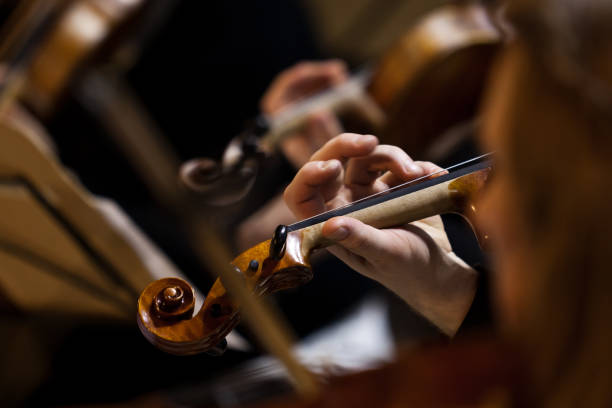 istock Hand of a musician playing the violin 1201655007