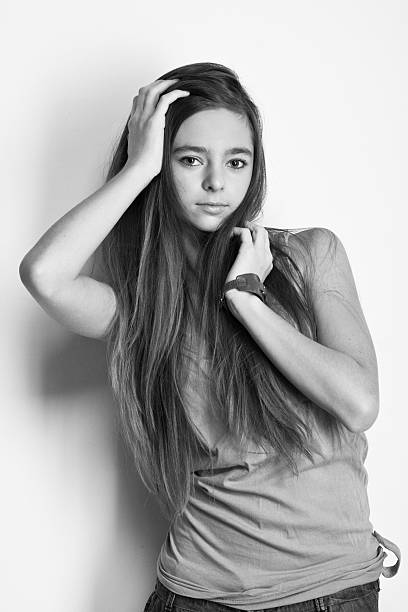 istock young teenage model in studio 120165616