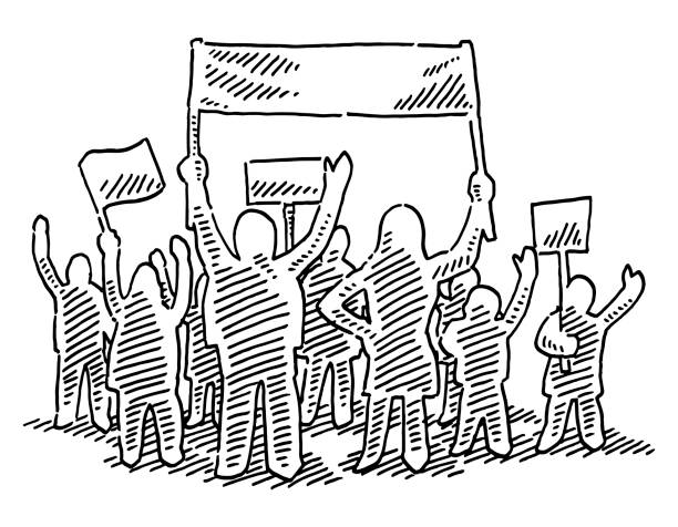 Protest Drawable 12,500+ Protest Drawing Stock Illustrations, Royalty-Free Vector ...