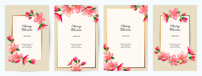 Ilustración de Invitaciones De Primavera Con Flor Sakura Flores De Cerezo y más Vectores Libres de Derechos de Ahorros - iStock Ilustración de Invitaciones De Primavera Con Flor Sakura Flores De Cerezo y más Vectores Libres de Derechos de Ahorros - iStock