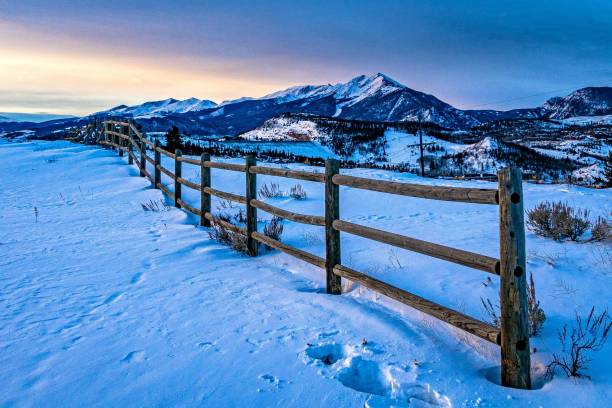 Winter time in the Colorado Rockies