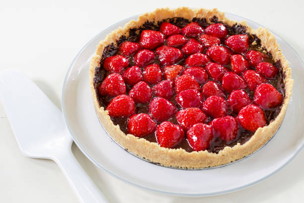 istock Chocolate Strawberry Tart 1201672085