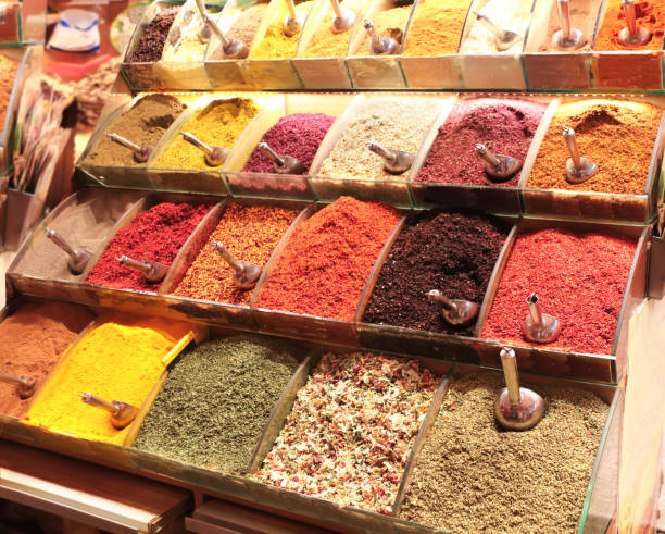 istock Various spices in egyptian bazaar, Istanbul, Turkey 1201703105