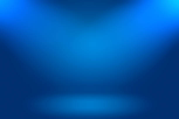 istock Abstract Luxury gradient Blue background. Smooth Dark blue with black vignette studio banner 1201707069