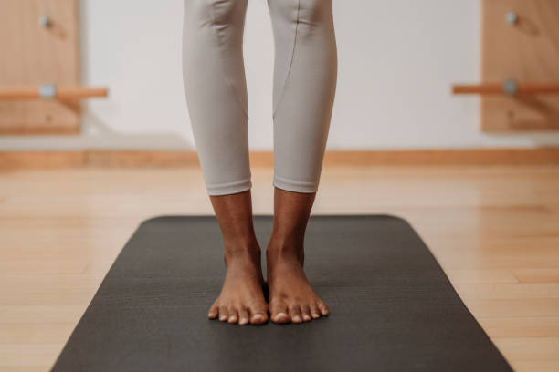 istock A Woman Doing Yoga 1201708285