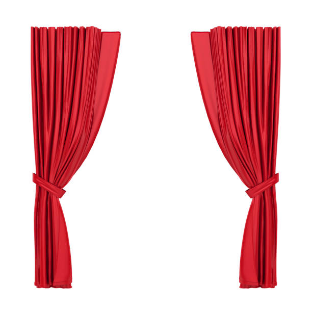 istock Red Theatre Curtain Isolated 1201708395