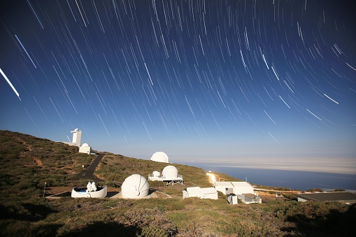 Roque de los Muchachos Astronomical Observatory on the island of La Palma, Canary Islands