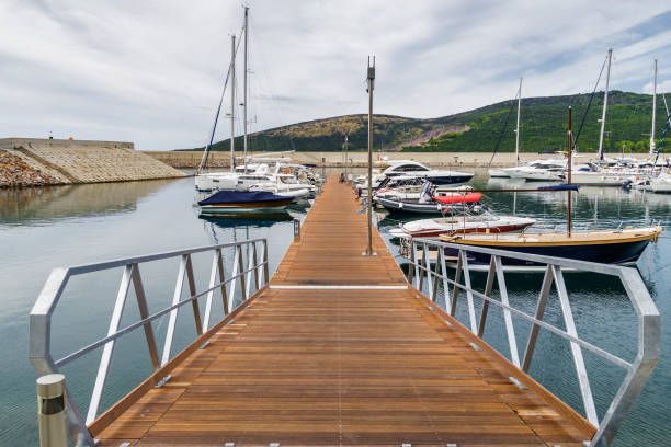 istock Cloudy view of Lustica bay, Montenegro. 1201715013