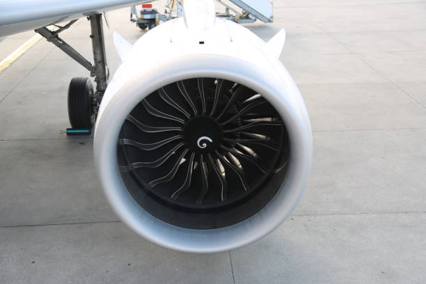 istock Airplane turbine 1201717489