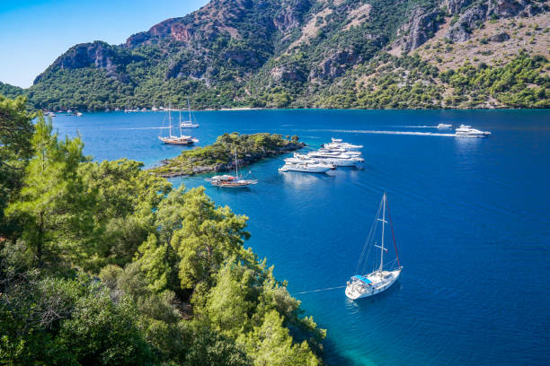 Blue voyage. Daily boat trip. Boat trip.