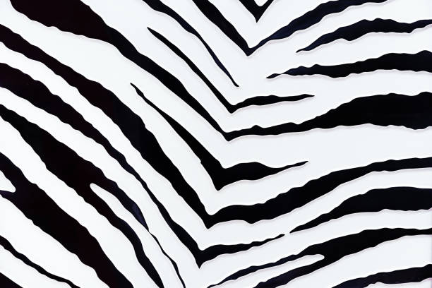 istock Zebra background. Black and white 3D stripes of a zebra. 1201720783
