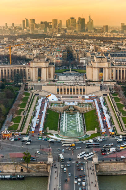 istock Paris, aerial view, France 1201724011