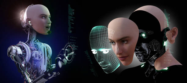 istock Robotic Researches on The Cyborg 1201724185