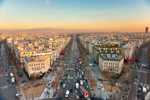 istock Paris, aerial view, France 1201725459