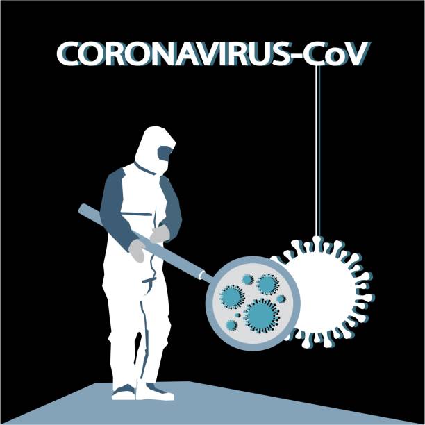 istock Coronavirus CoV in lungs isolated. Symptoms. Health and medicine. Virus in China.Flat vector 1201726883