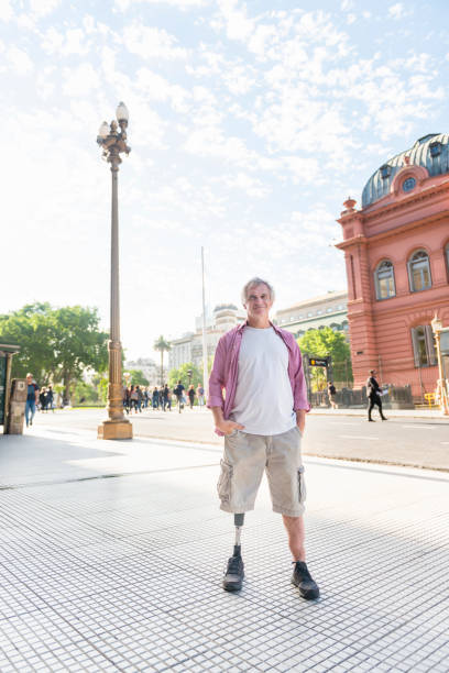 istock Amputee Latin American man in Argentina 1201727984