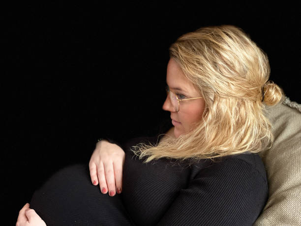 istock Relaxing pregnant woman 1201729592