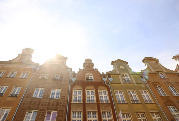 Historic buildings in the centre of gdansk, Mariacka street