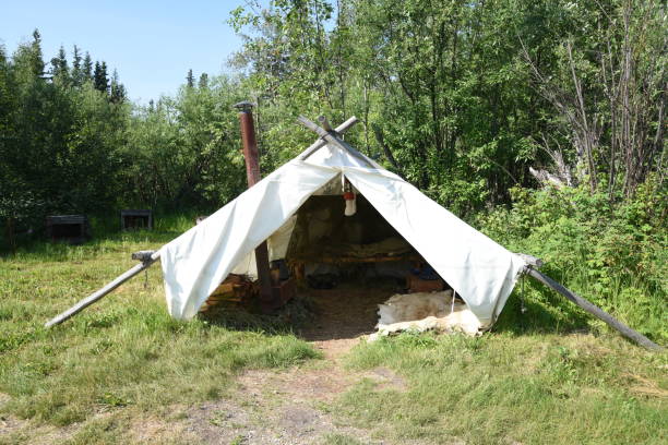 istock Alaskan Settler's Tent 1201744787