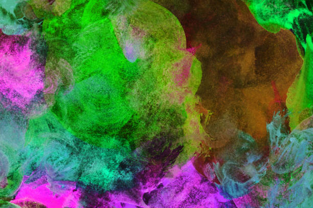 istock Contrast abstract background. Colourful paint splash 1201745692