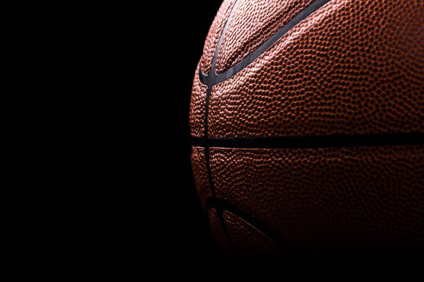 istock Basketball isolated on black 1201750900