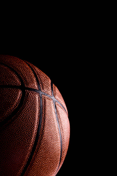 istock Basketball isolated on black 1201750955