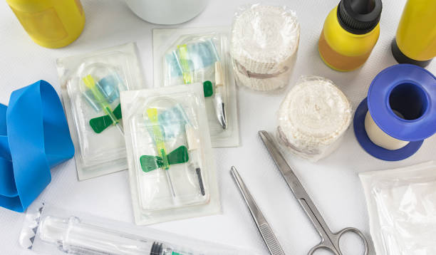 istock Emergency equipment for a quick response in an injury 1201759092